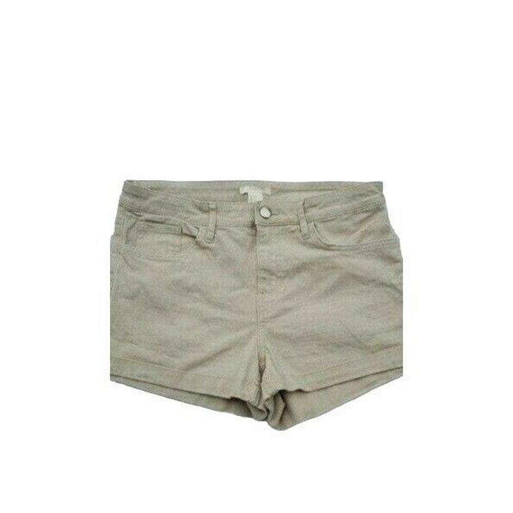 H&M Shorts 6 Womans Cuffed High Rise Tan Casual Summer Casual Bottoms